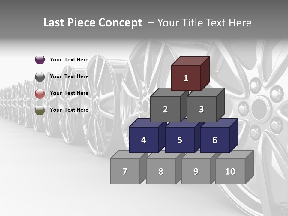 Silver Drive Fiber PowerPoint Template