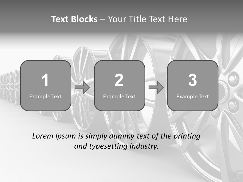 Silver Drive Fiber PowerPoint Template