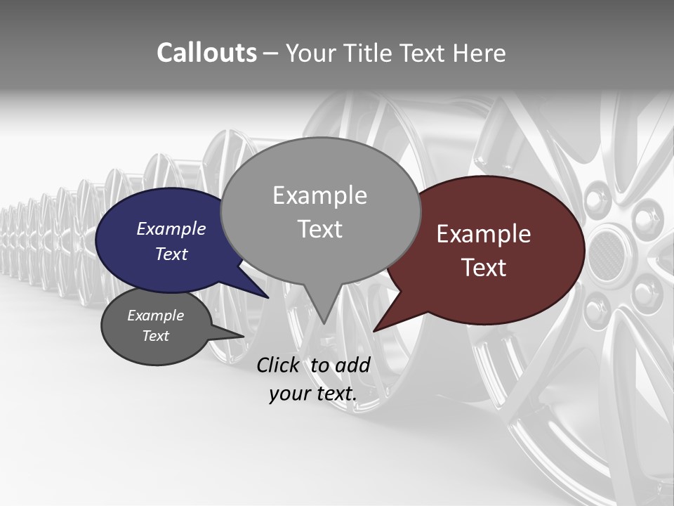 Silver Drive Fiber PowerPoint Template