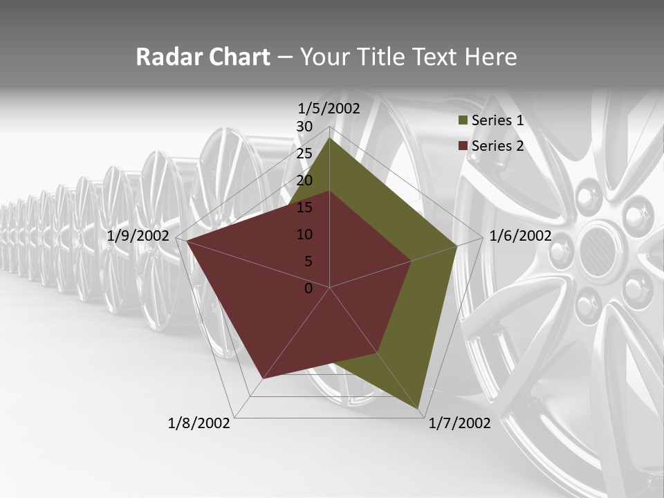 Silver Drive Fiber PowerPoint Template