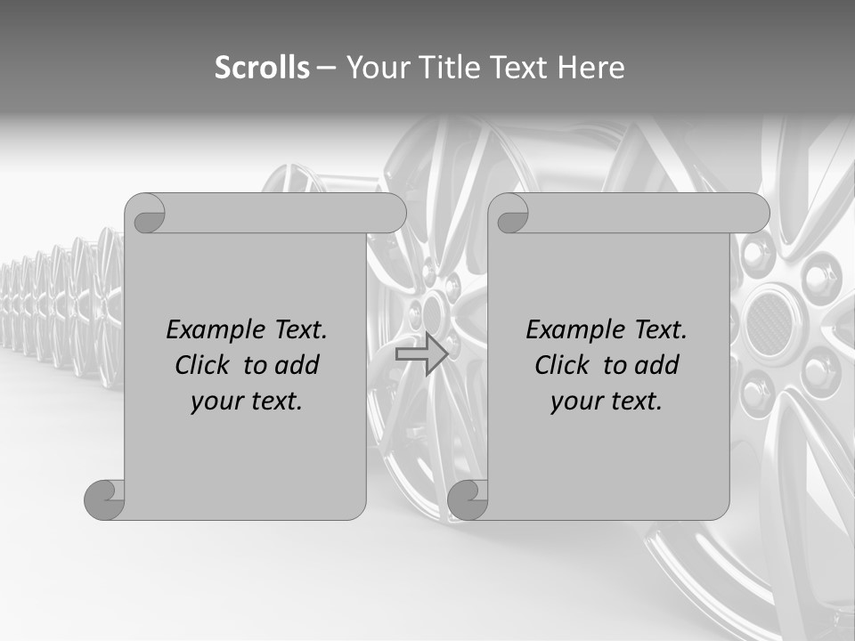 Silver Drive Fiber PowerPoint Template