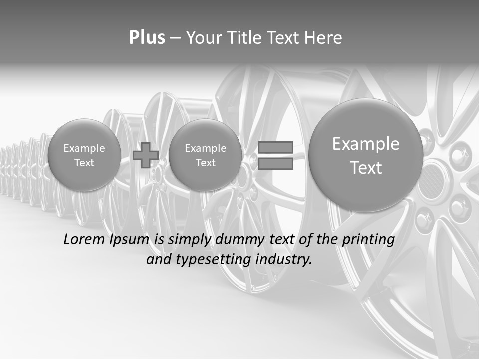 Silver Drive Fiber PowerPoint Template