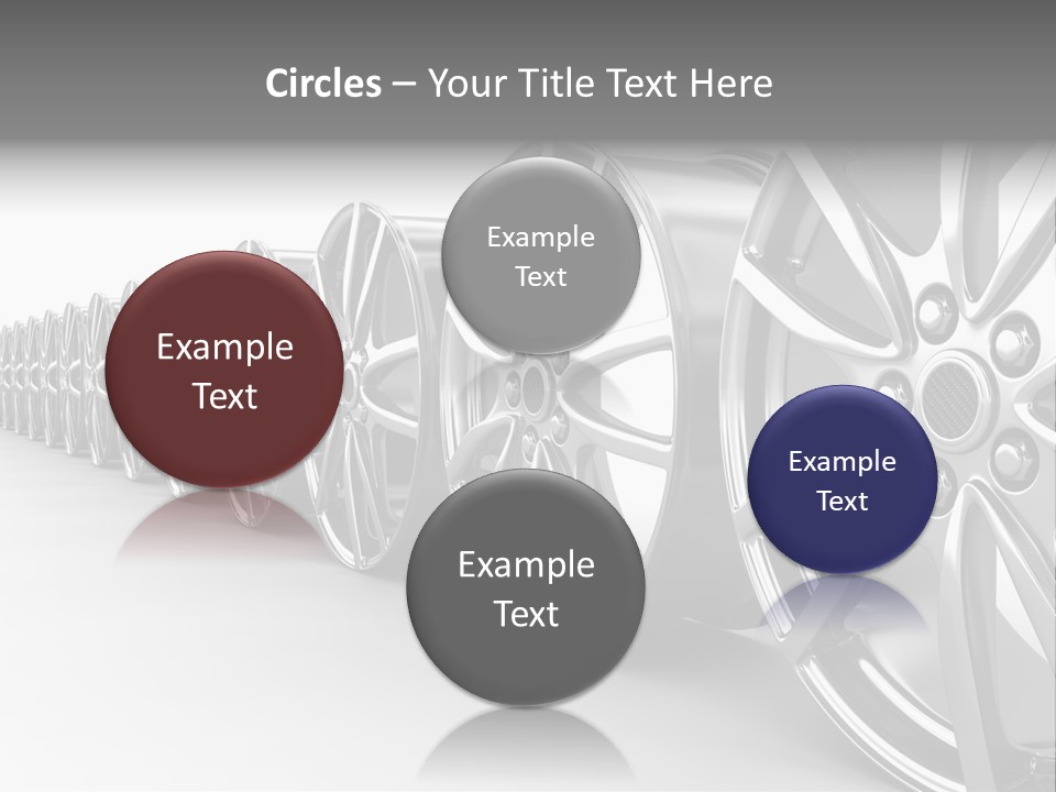 Silver Drive Fiber PowerPoint Template