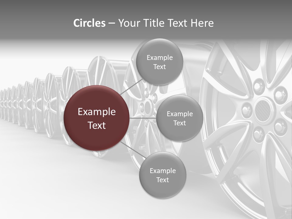 Silver Drive Fiber PowerPoint Template