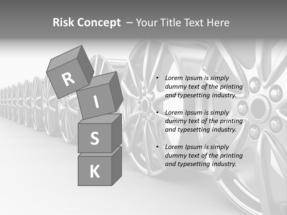 Silver Drive Fiber PowerPoint Template