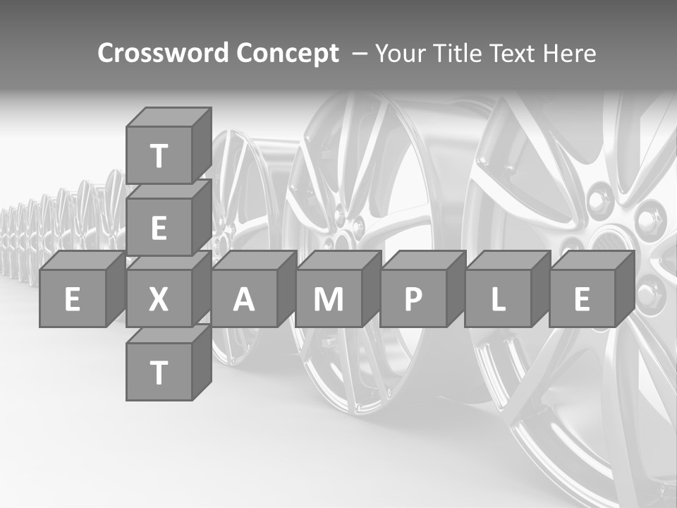 Silver Drive Fiber PowerPoint Template