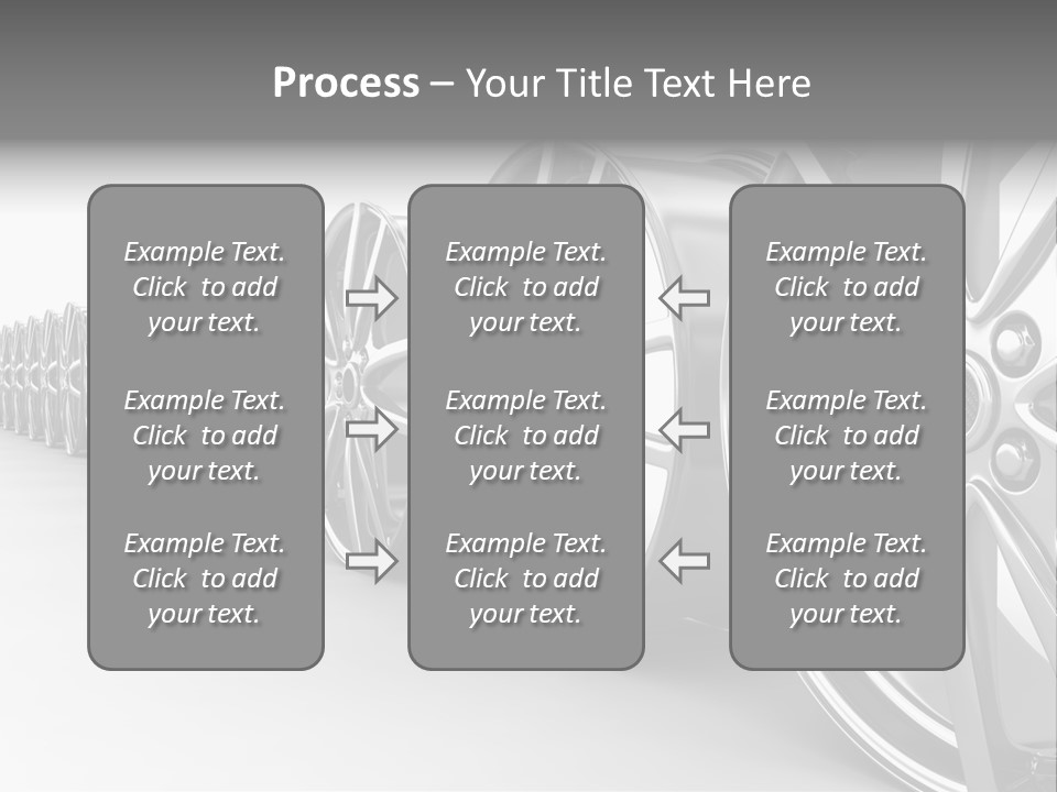 Silver Drive Fiber PowerPoint Template