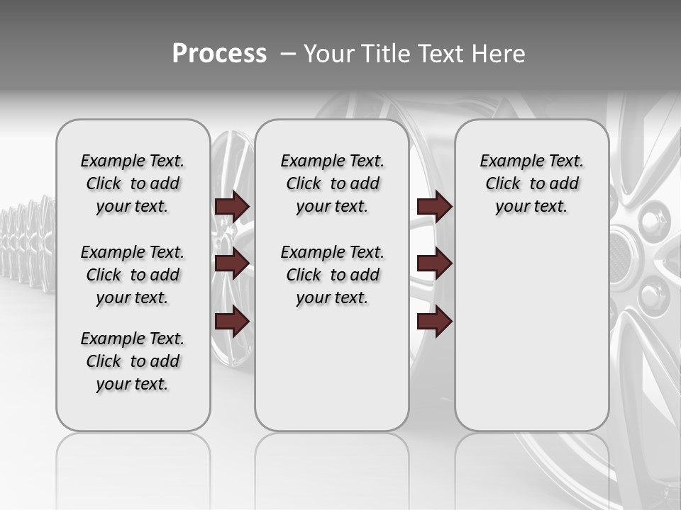 Silver Drive Fiber PowerPoint Template