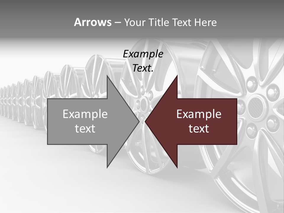 Silver Drive Fiber PowerPoint Template