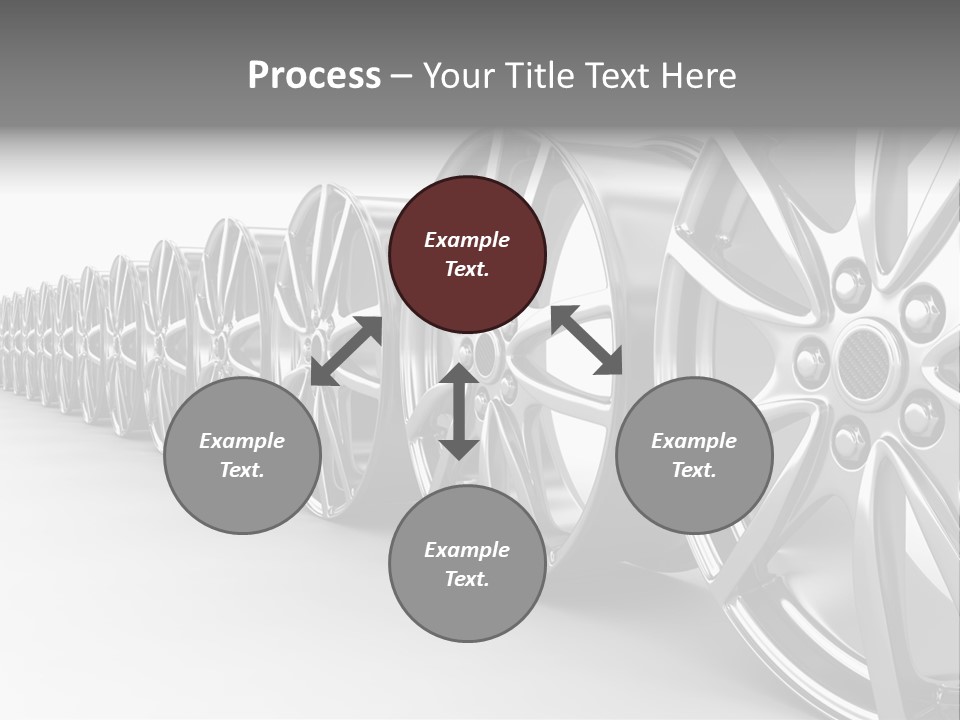 Silver Drive Fiber PowerPoint Template
