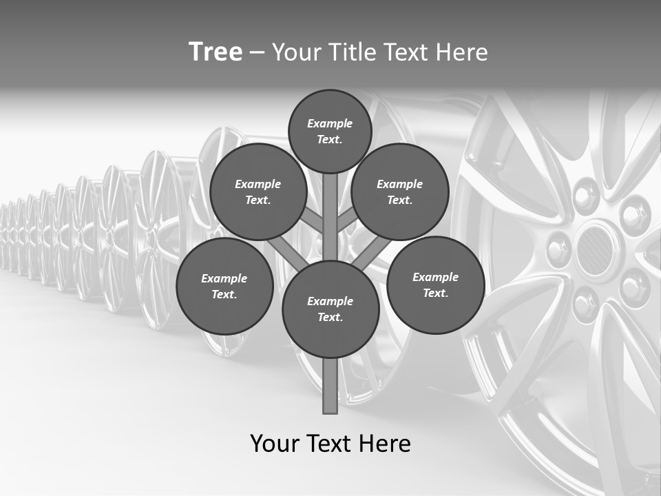 Silver Drive Fiber PowerPoint Template