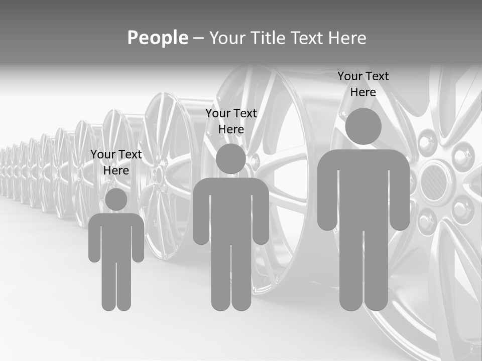 Silver Drive Fiber PowerPoint Template