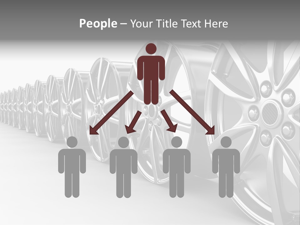 Silver Drive Fiber PowerPoint Template