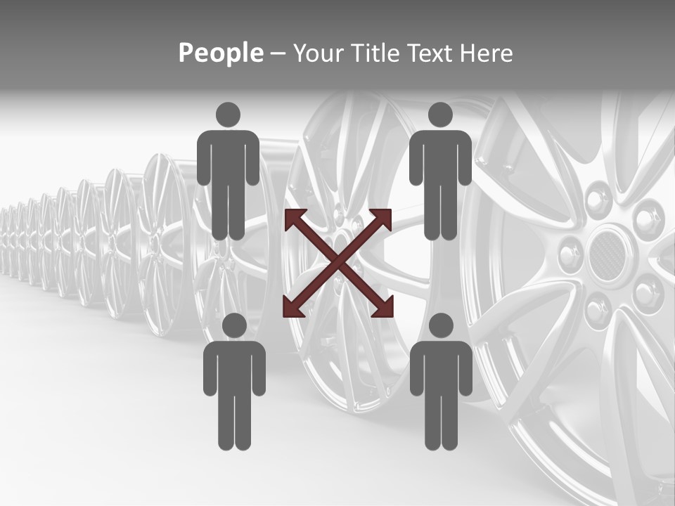 Silver Drive Fiber PowerPoint Template