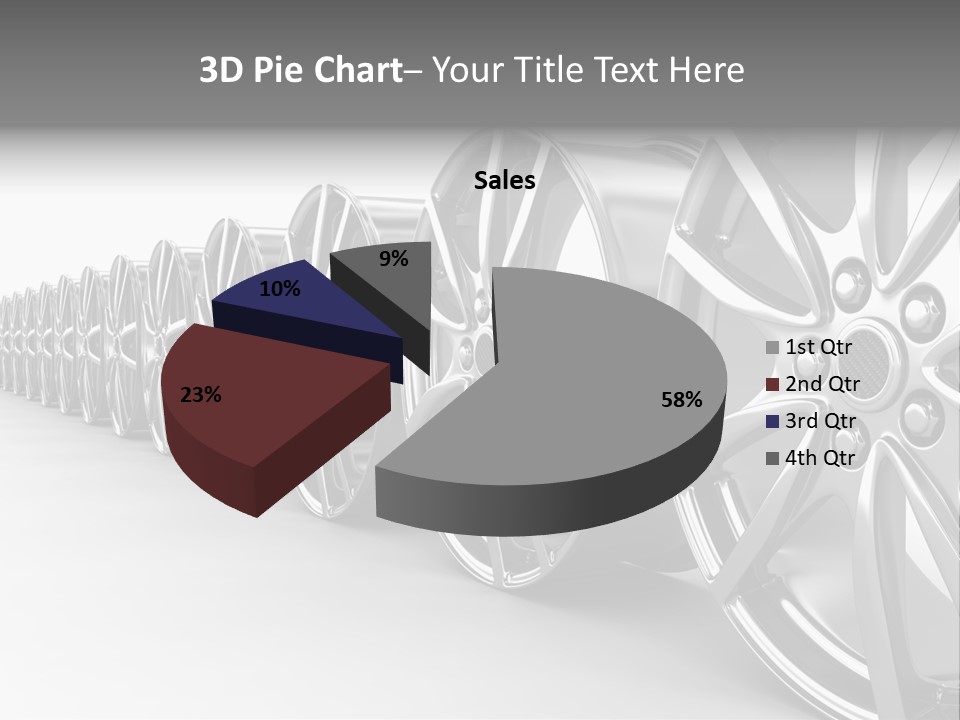 Silver Drive Fiber PowerPoint Template