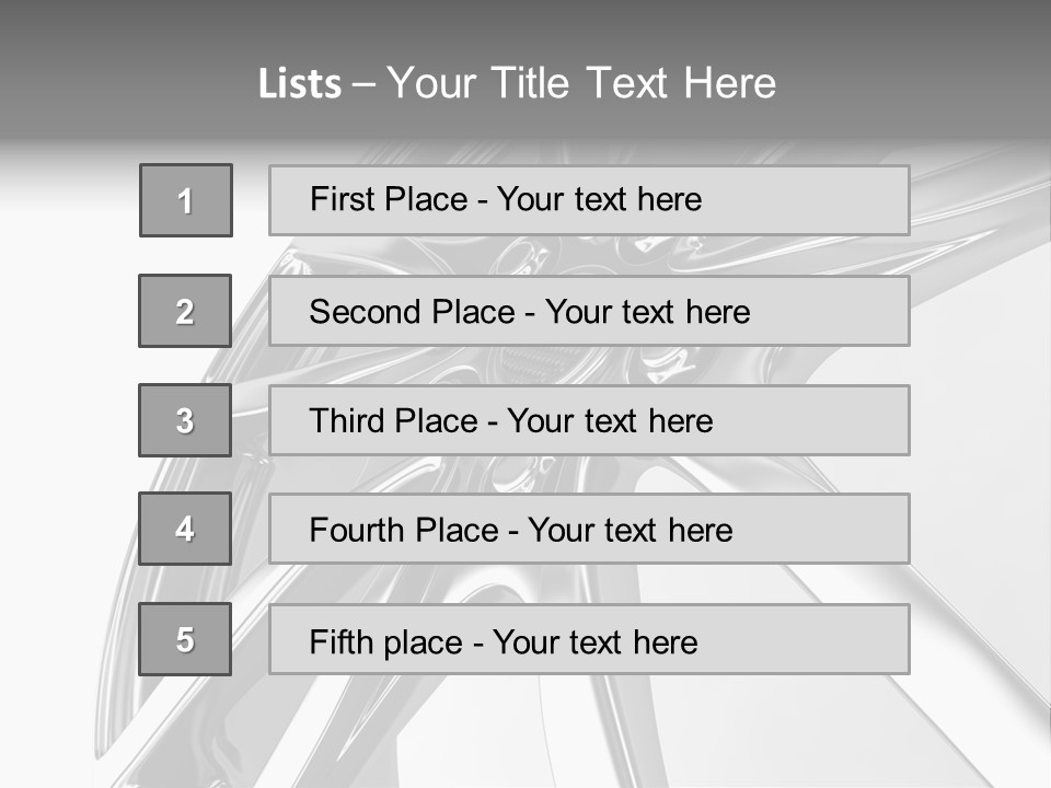 View Sports Isolated PowerPoint Template