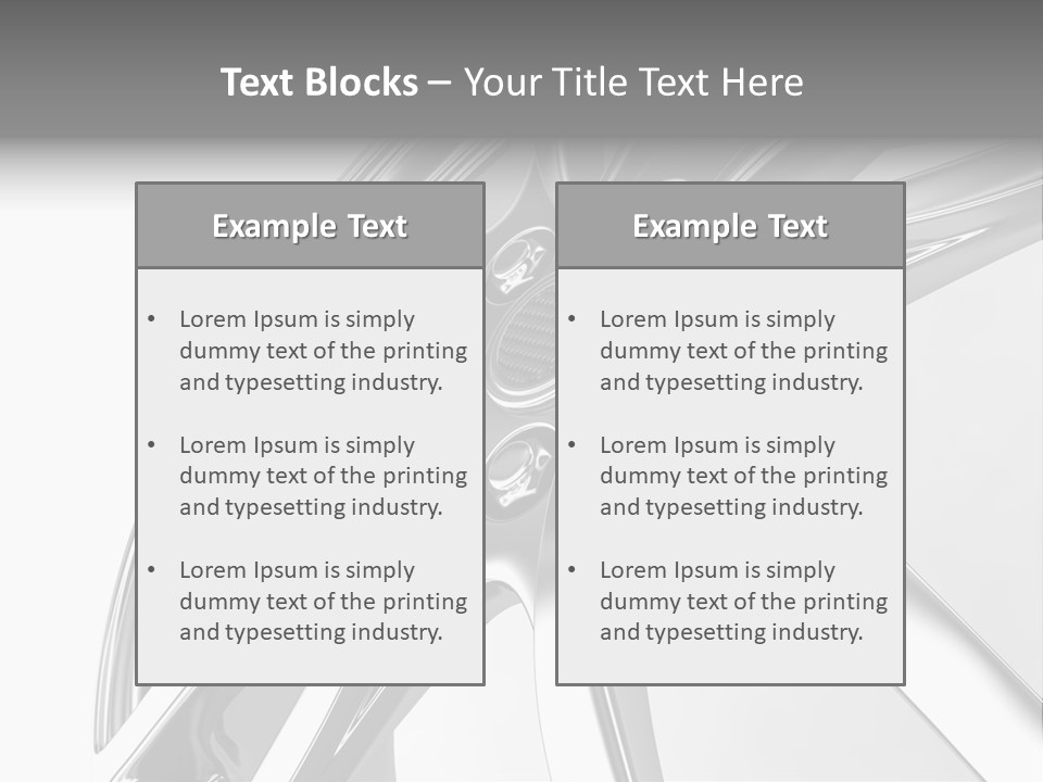 View Sports Isolated PowerPoint Template