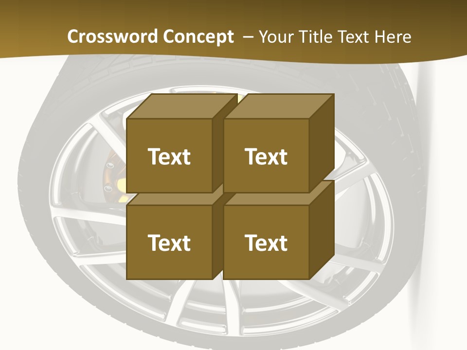 Sport Wheel Repair PowerPoint Template