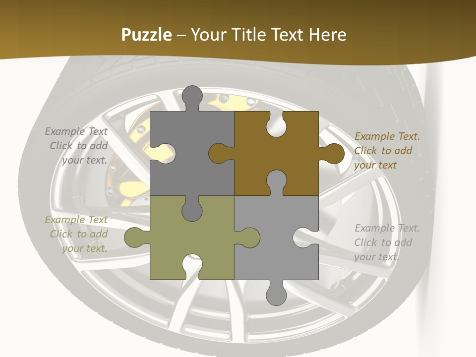 Sport Wheel Repair PowerPoint Template