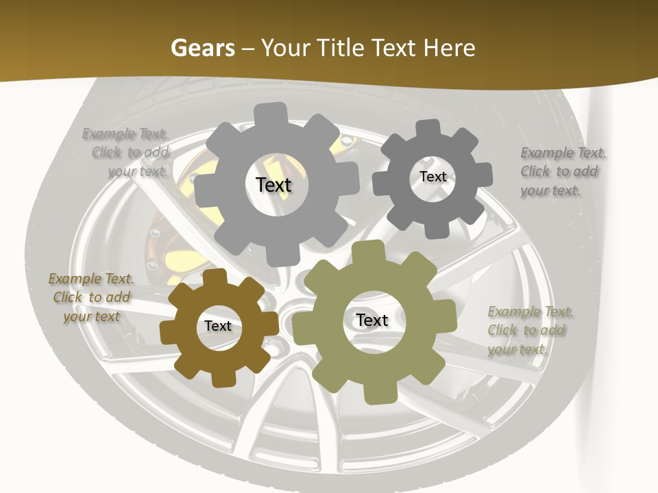 Sport Wheel Repair PowerPoint Template