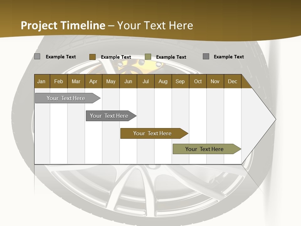Sport Wheel Repair PowerPoint Template