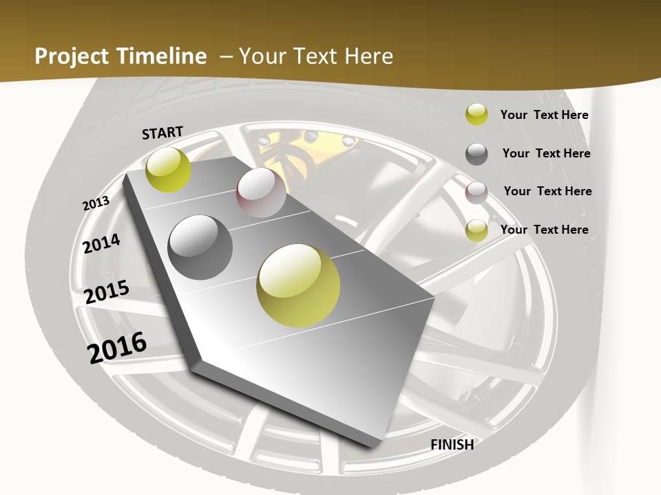 Sport Wheel Repair PowerPoint Template