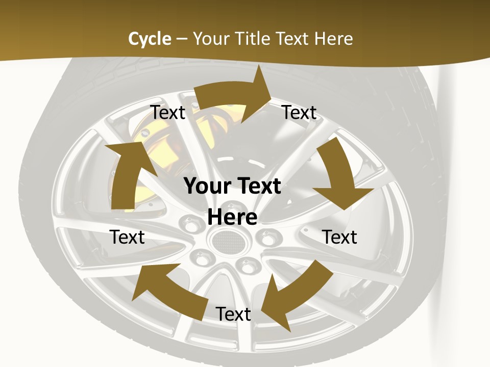 Sport Wheel Repair PowerPoint Template