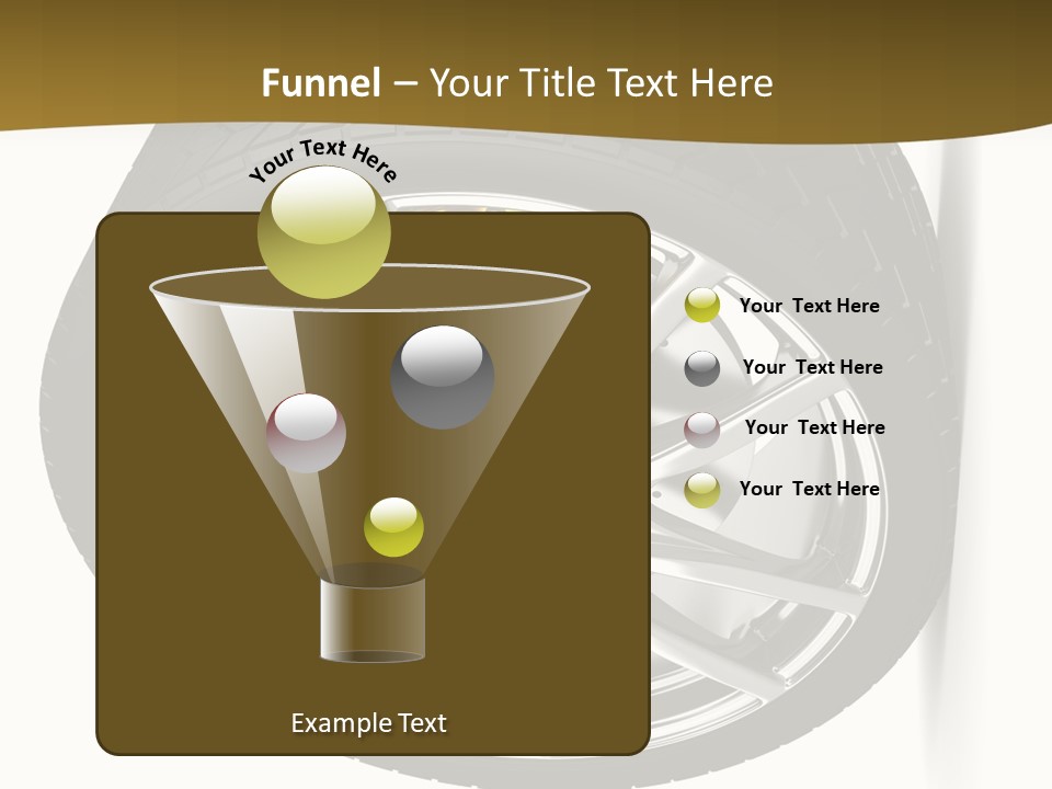 Sport Wheel Repair PowerPoint Template