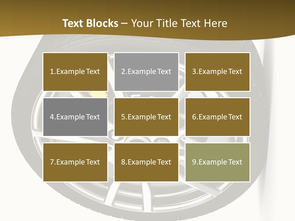 Sport Wheel Repair PowerPoint Template