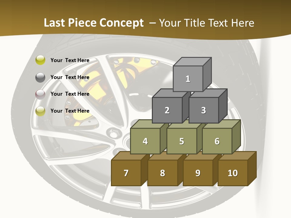 Sport Wheel Repair PowerPoint Template
