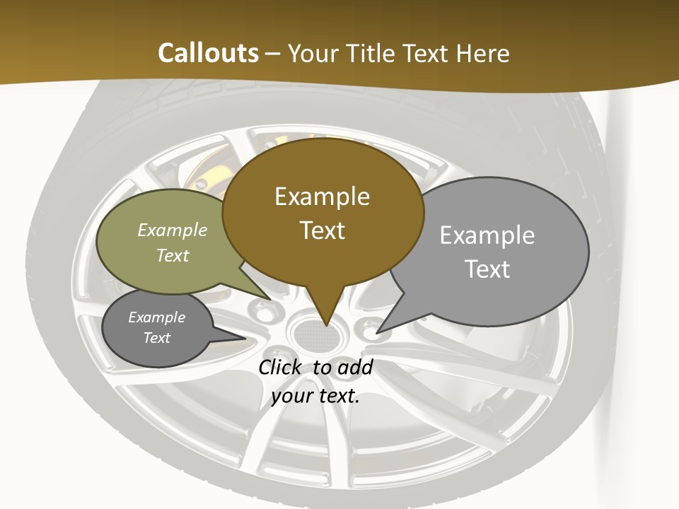 Sport Wheel Repair PowerPoint Template