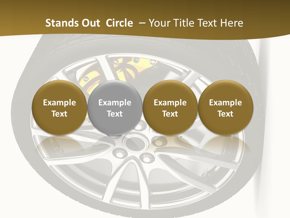 Sport Wheel Repair PowerPoint Template