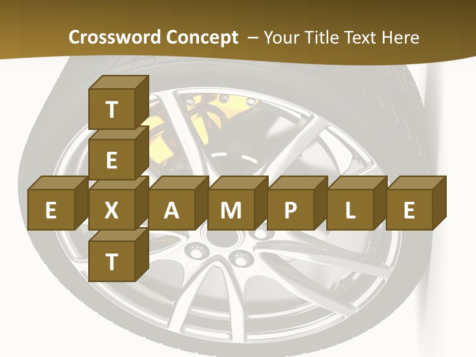 Sport Wheel Repair PowerPoint Template