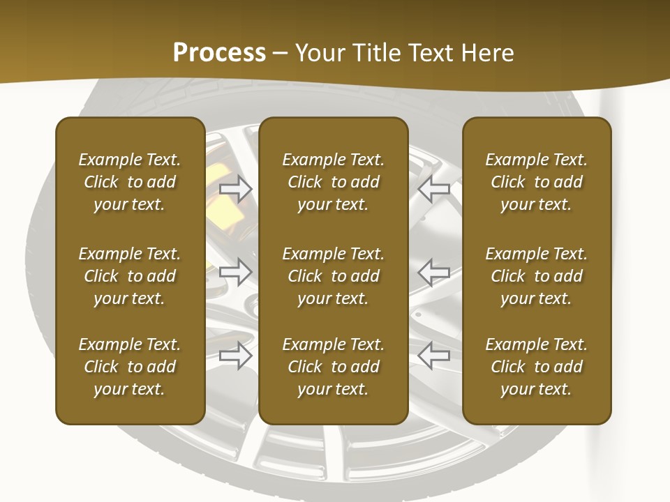 Sport Wheel Repair PowerPoint Template