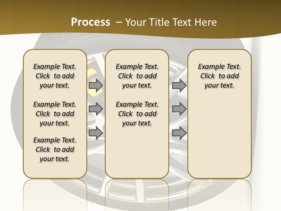 Sport Wheel Repair PowerPoint Template