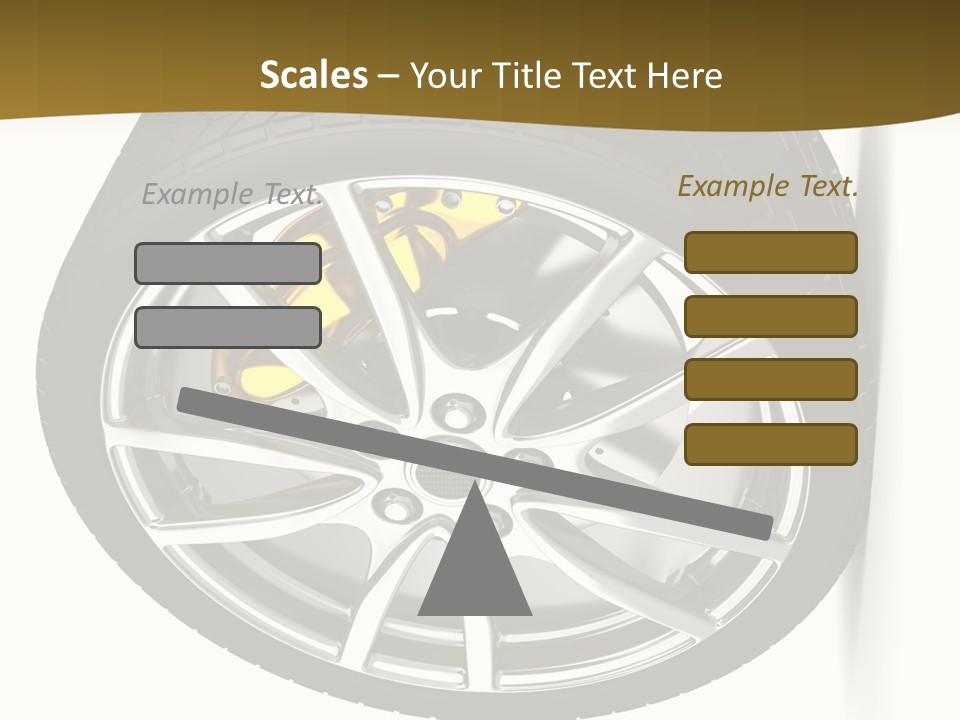 Sport Wheel Repair PowerPoint Template