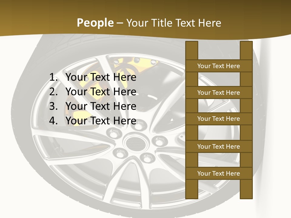 Sport Wheel Repair PowerPoint Template
