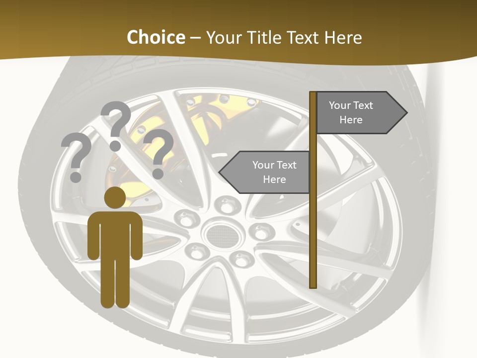 Sport Wheel Repair PowerPoint Template