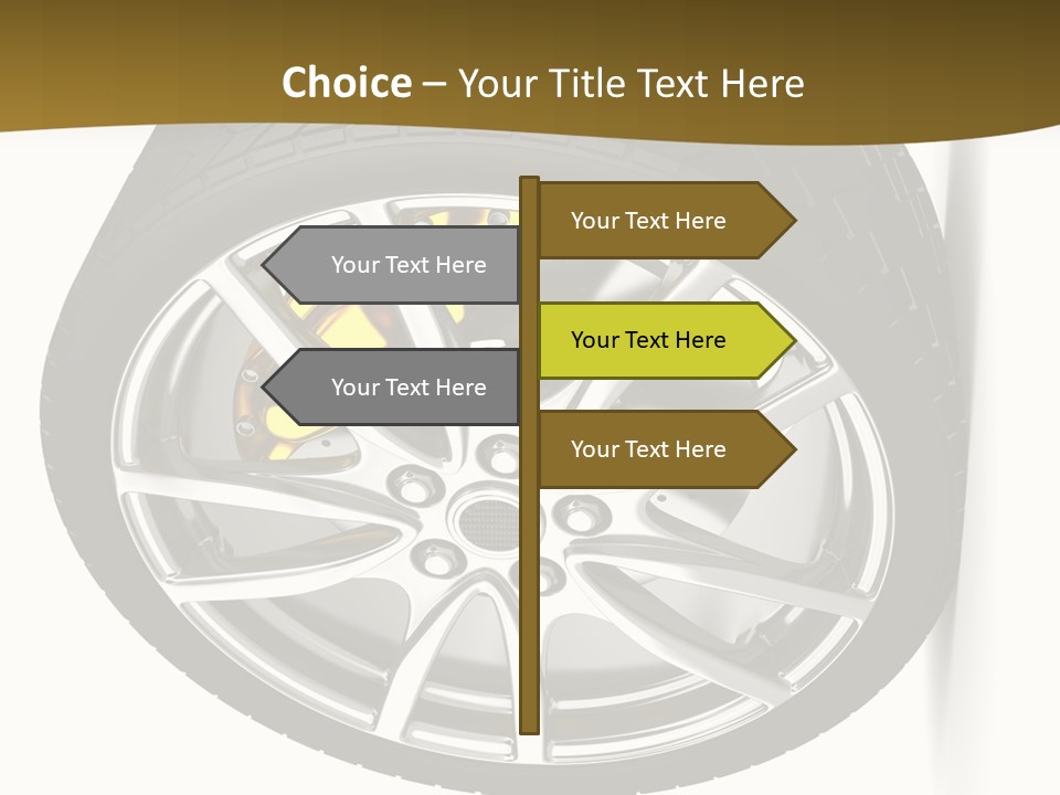 Sport Wheel Repair PowerPoint Template
