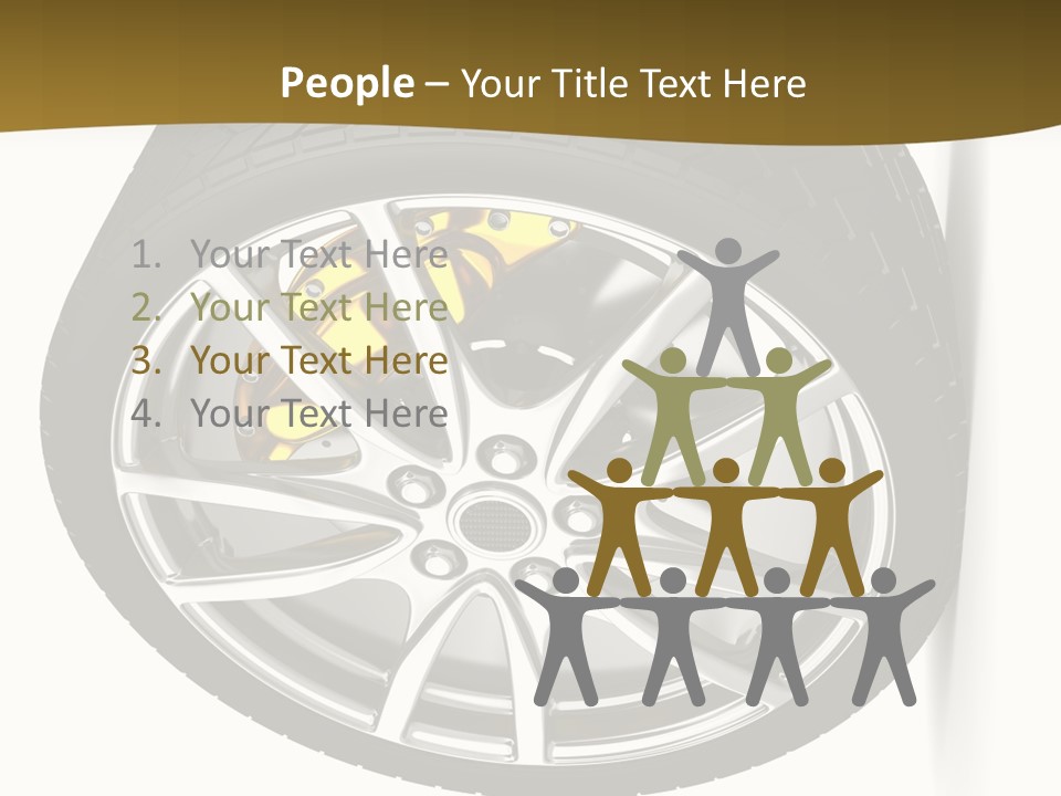 Sport Wheel Repair PowerPoint Template