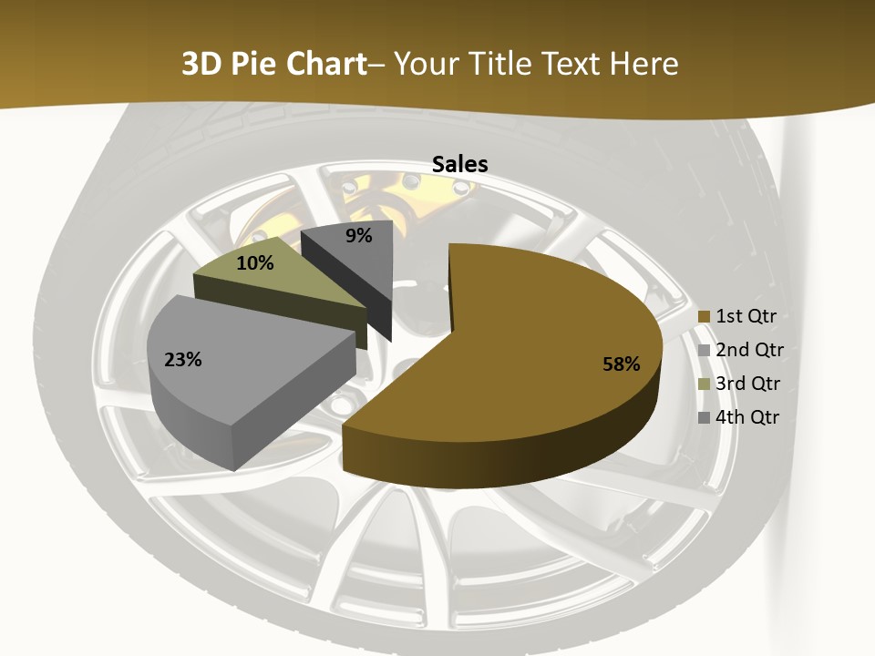 Sport Wheel Repair PowerPoint Template