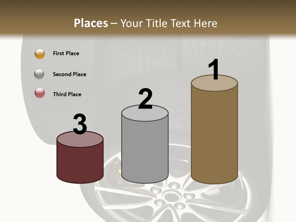 Rim White Isolated PowerPoint Template