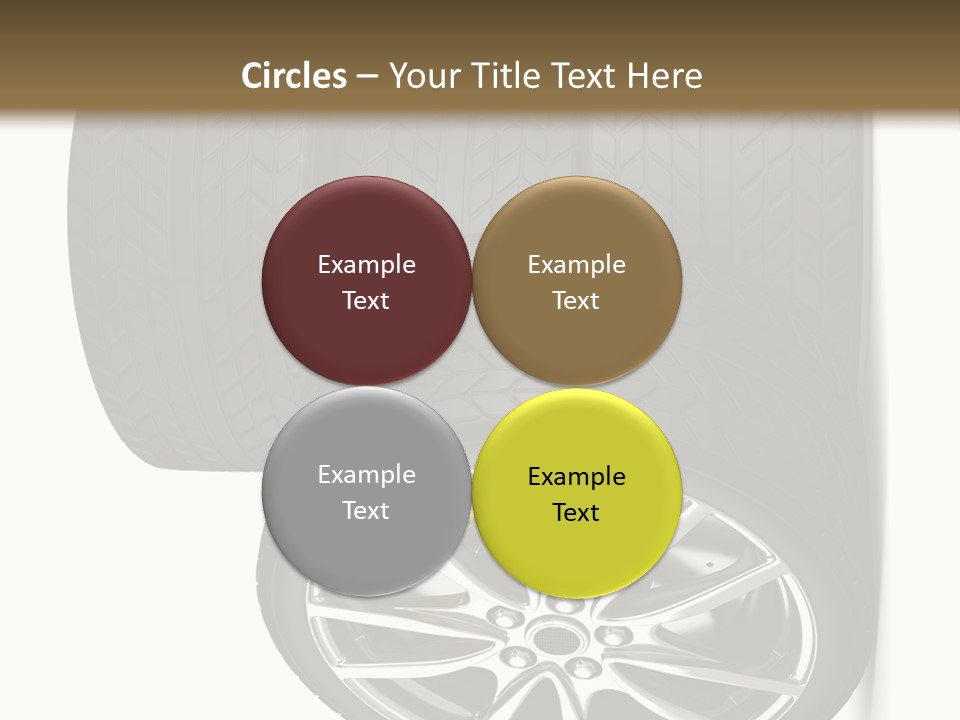 Rim White Isolated PowerPoint Template