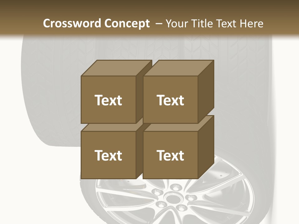 Rim White Isolated PowerPoint Template