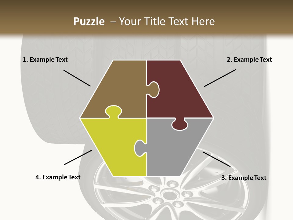 Rim White Isolated PowerPoint Template