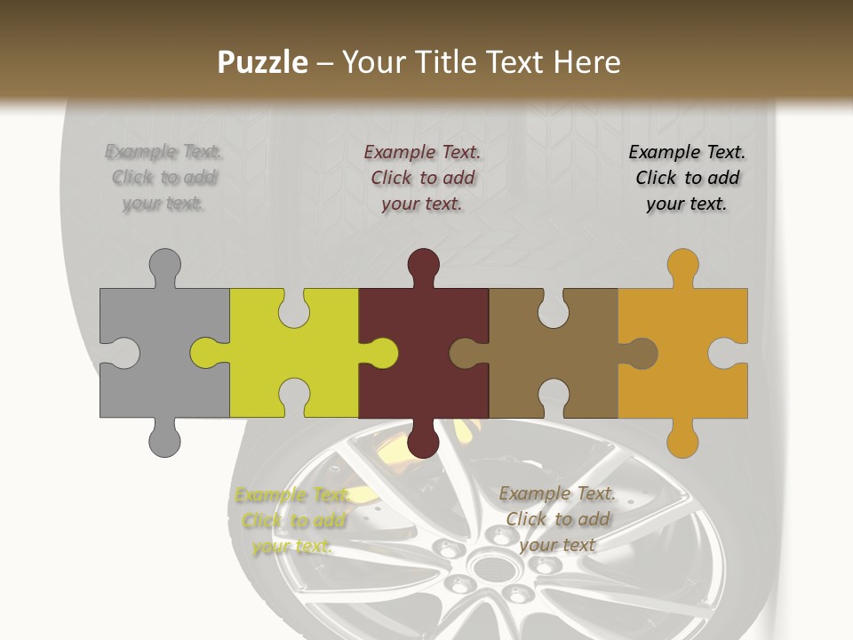 Rim White Isolated PowerPoint Template