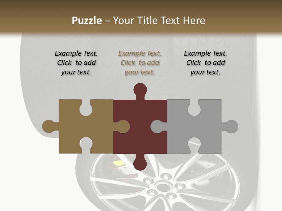 Rim White Isolated PowerPoint Template