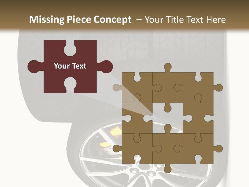 Rim White Isolated PowerPoint Template