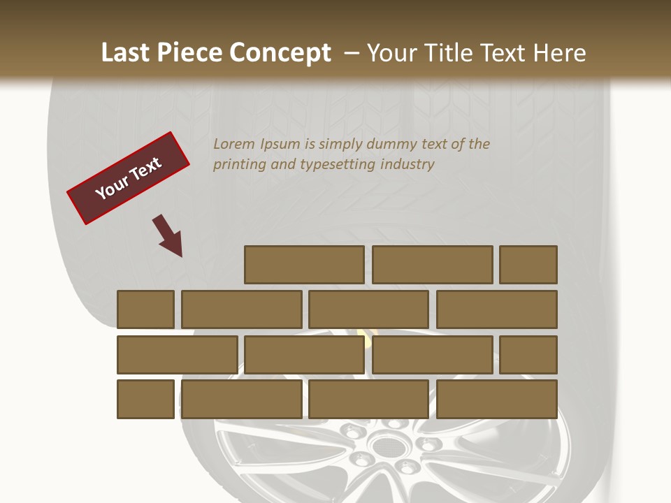 Rim White Isolated PowerPoint Template