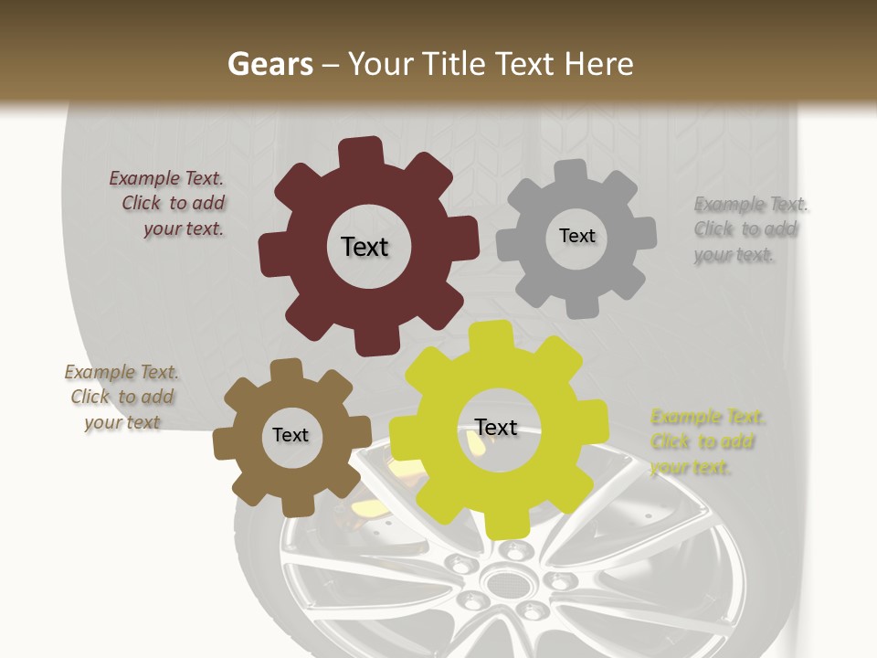 Rim White Isolated PowerPoint Template